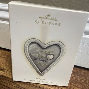 🔥3 for $10🔥 Hallmark Keepsake Ornament 2008 For Love Ornament